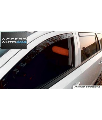 arrière compatible avec Peugeot 206 5 portes Déflecteurs latéraux Master 