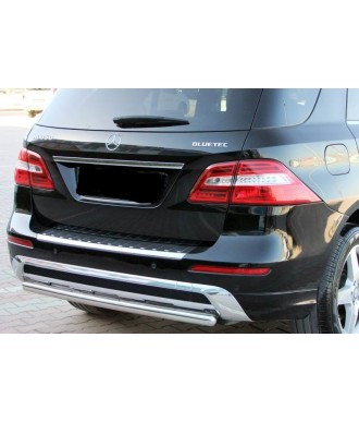 Protection  ARRIERE-MERCEDES-ML-2012-2018-W-166-INOX 60 mm
