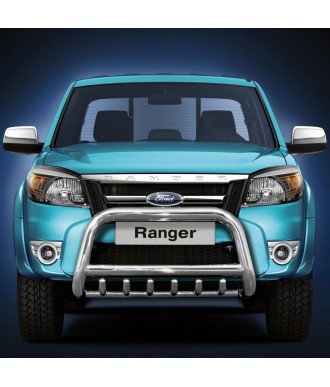 PARE BUFFLE-FORD-RANGER-2007-2012-HOMOLOGUE INOX - GRILLE