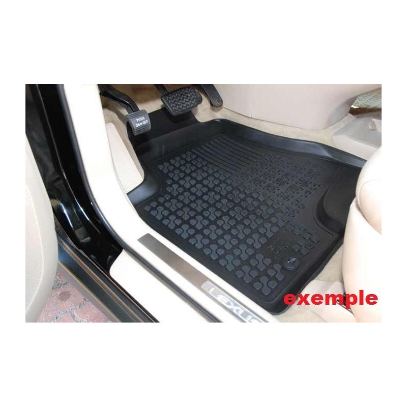 CAOUTCHOUC TAPIS DE COFFRE SUR MESURE 5 portes Position Haute Kia STONIC 17