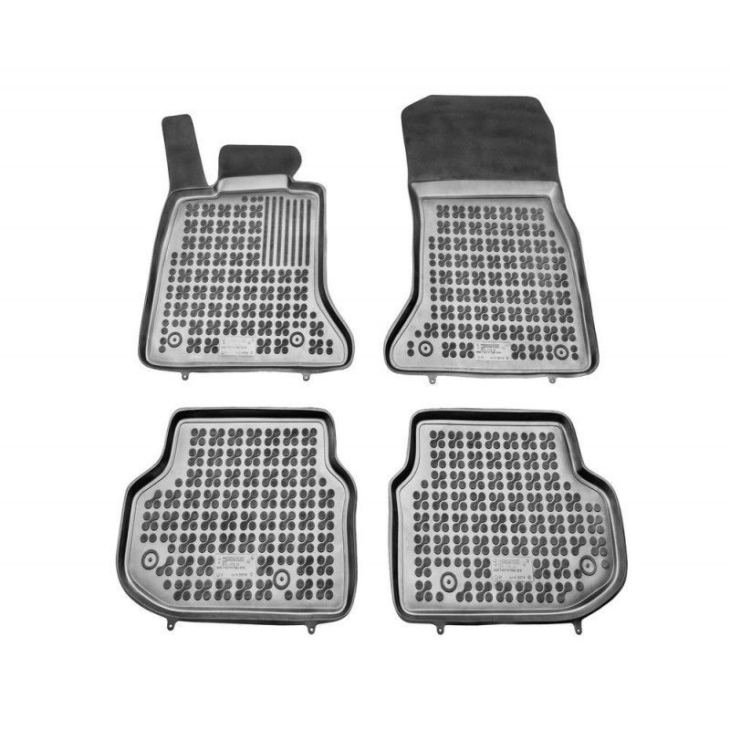 Tapis De Sol Caoutchouc Pour BMW Série 5 F10/F11 - Noir, Set 4 Pièces, Garanti 2 Ans