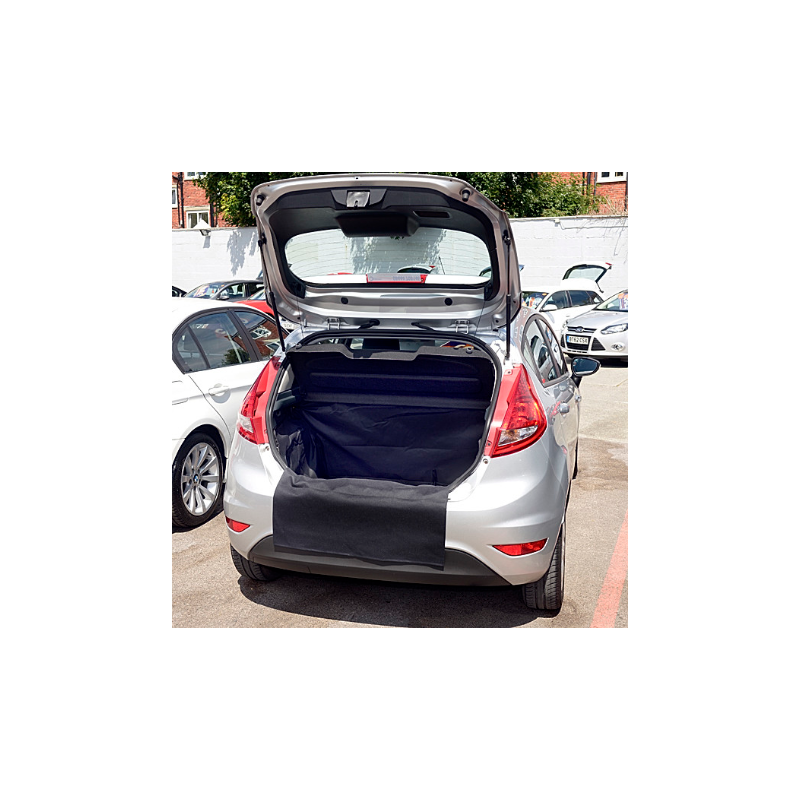 Bac de coffre antid/érapant sur mesure pour le transport s/ûr des achats bagages et animaux de compagnie Sotra Protection de coffre de voiture pour Ford Fiesta HB