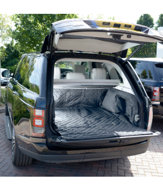 Connected Essentials Tapis de Coffre moulé pour Range Rover Vogue 2012-2019 Imperméable sur Mesure avec Bords surélevés