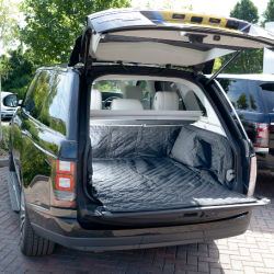 Connected Essentials Tapis de Coffre moulé pour Range Rover Vogue 2012-2019 Imperméable sur Mesure avec Bords surélevés