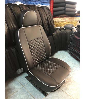 Sitzbezüge housses de protection set qaa Ford transit cuir synthétique noir 