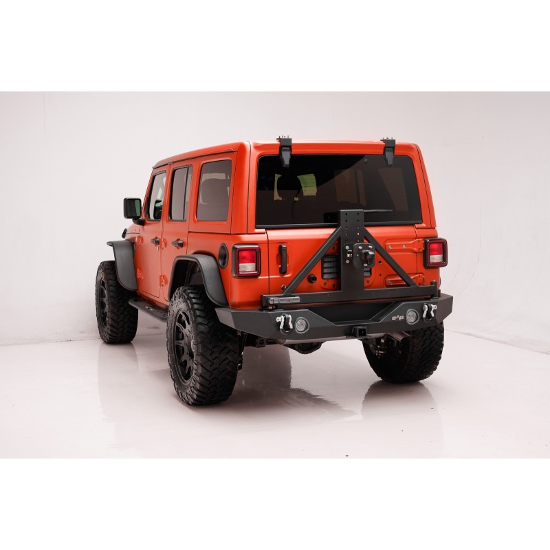 Kit Échappement Pare-chocs Arrière Pour Jeep Wrangler JL (2018-2020) - Accessoire Aérodynamique Noir ABS