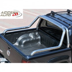 ROLL BAR-SSANGYONG-ACTYON-SPORT-2012-AUJOURD'HUI-DOUBLE BARRES INOX 76mm