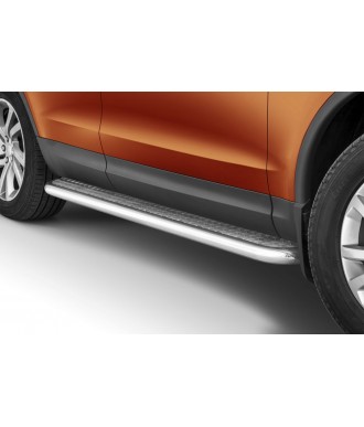 Marche pieds LAND ROVER DISCOVERY 5 2017-AUJOURD'HUI INOX PLAT 60mm