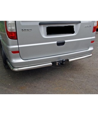 protection ARRIERE-MERCEDES-VITO-VIANO-2004-2013 INOX ANGLES 60mm